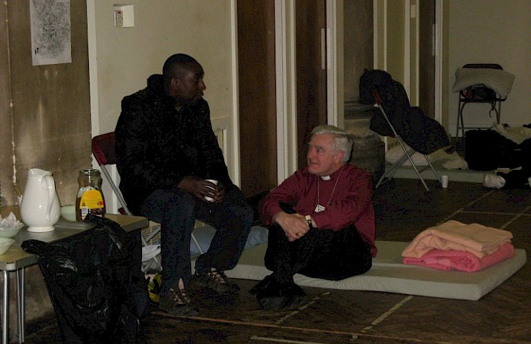 Resourcing church and community night shelters through Housing Justice. Photo courtesy of Housing Justice