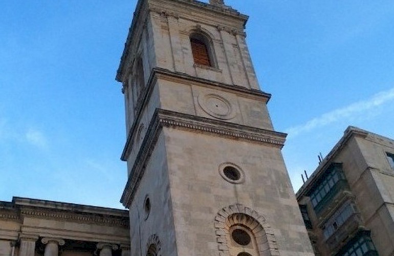 Conserving the Tower at St Paul's Pro-Cathedral, Malta. Photo credit: Continentaleurope, English Wikipedia
